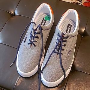 Lucky Brand Men's Gray Canvas Tennis Shoes - Brand New, Never Worn
